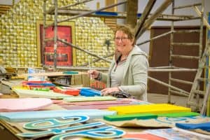 Decorstukken Lentetuin bijna gereed