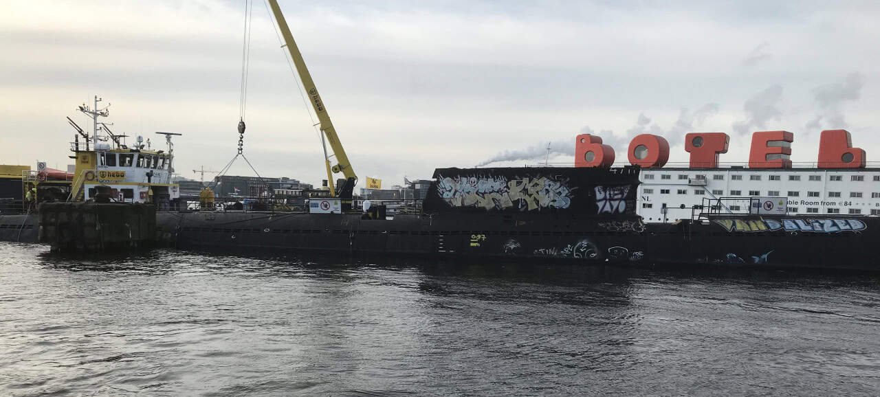 Voormalige Foxtrot onderzeeboot naar de sloop