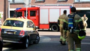 Penetrante acetongeur uit riolering Jacques Lemairestraat