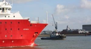 MV Geosea onderdeel van de marinevloot