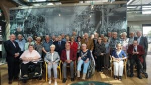 Receptie voor diamanten echtparen uit Den Helder