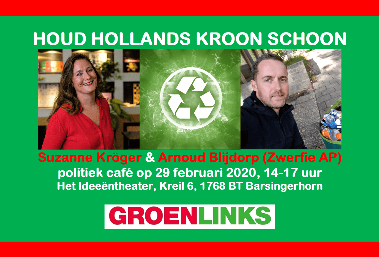Politiek café GroenLinks in Barsingerhorn