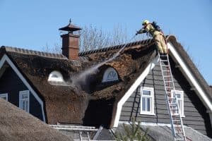 Brand in woning Tuitjenhorn
