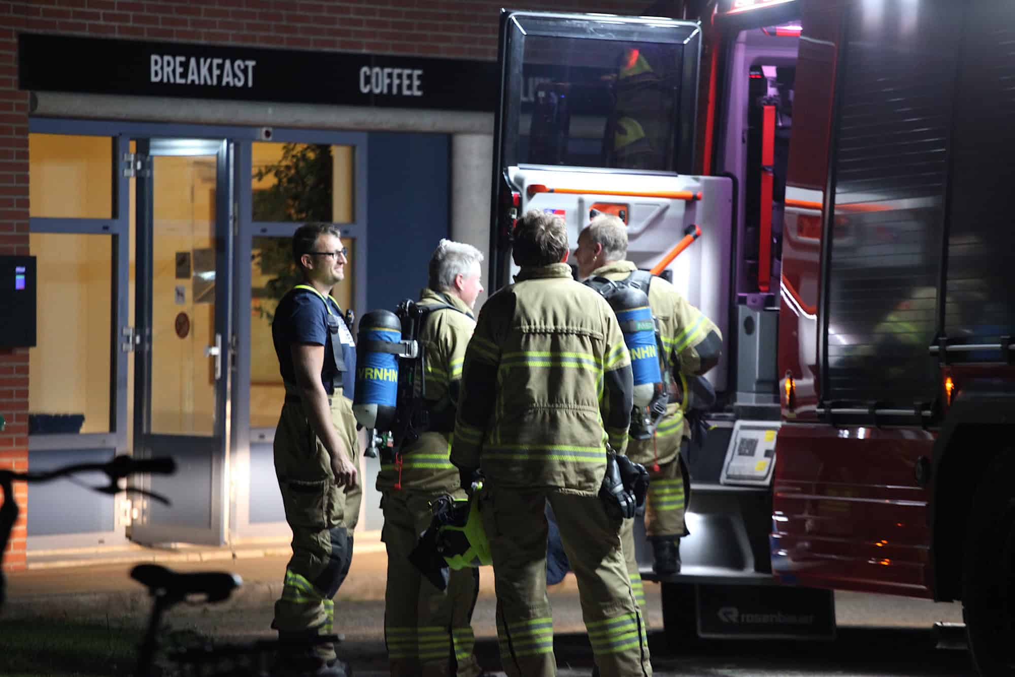 Ontruiming Hotel Texel Airport na brandmelding