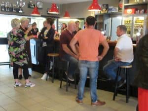 Klein officieel openingsmoment sportcafé Sportcentrum VZV