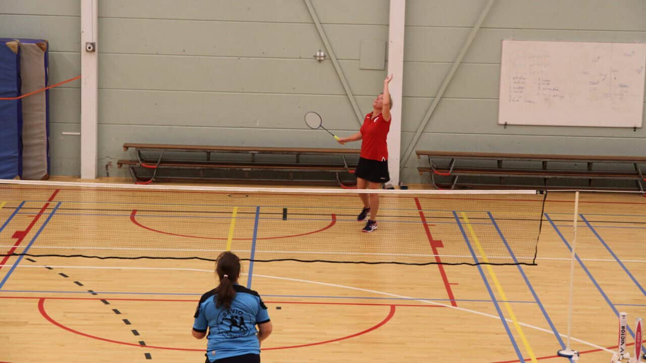 Gelukkige overwinning voor badmintonners Zeemacht