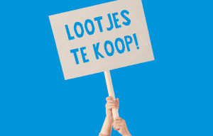 Scholieren verkopen Jantje Beton lootjes