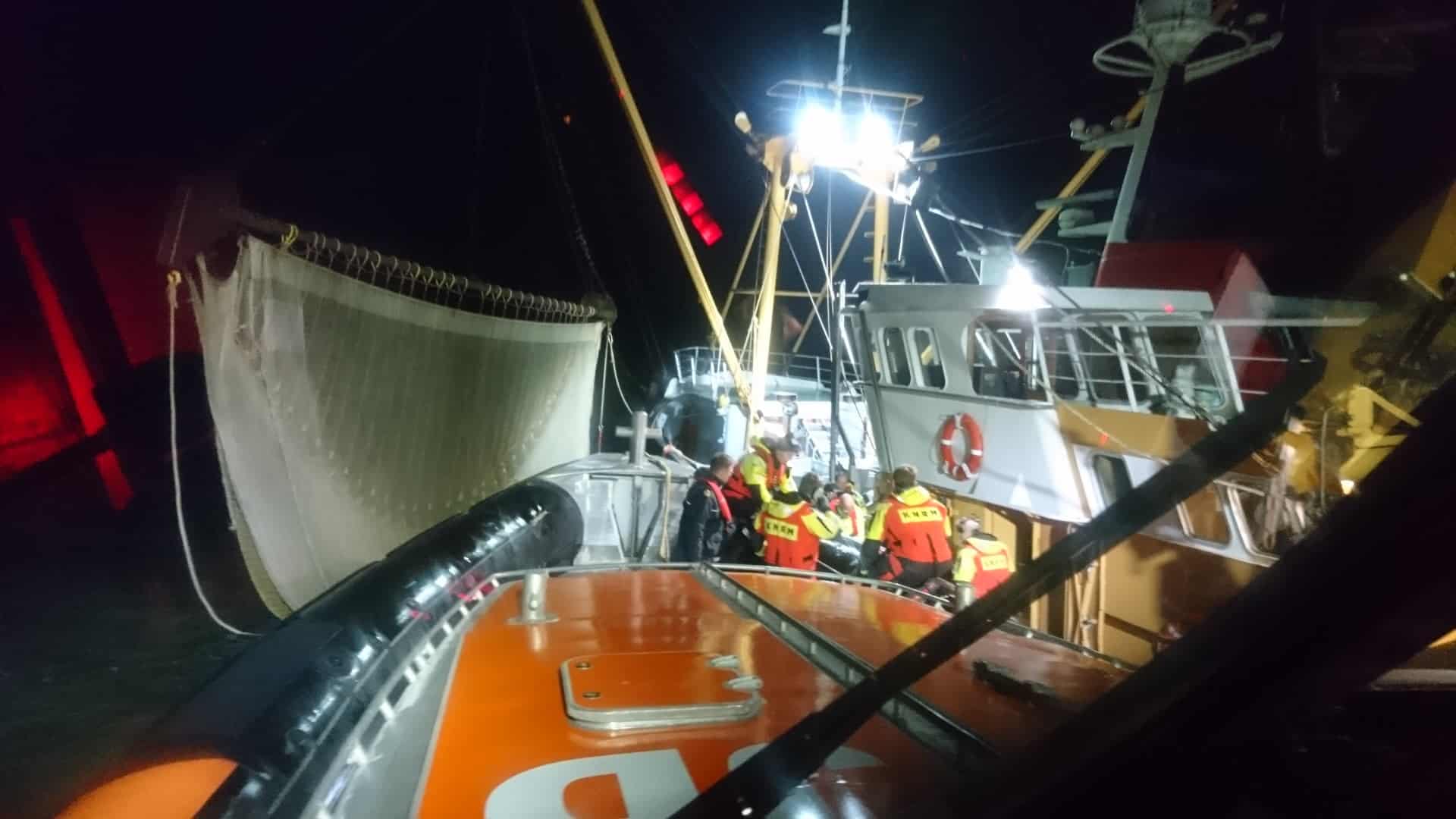 KNRM in actie voor medische evacuatie op zee