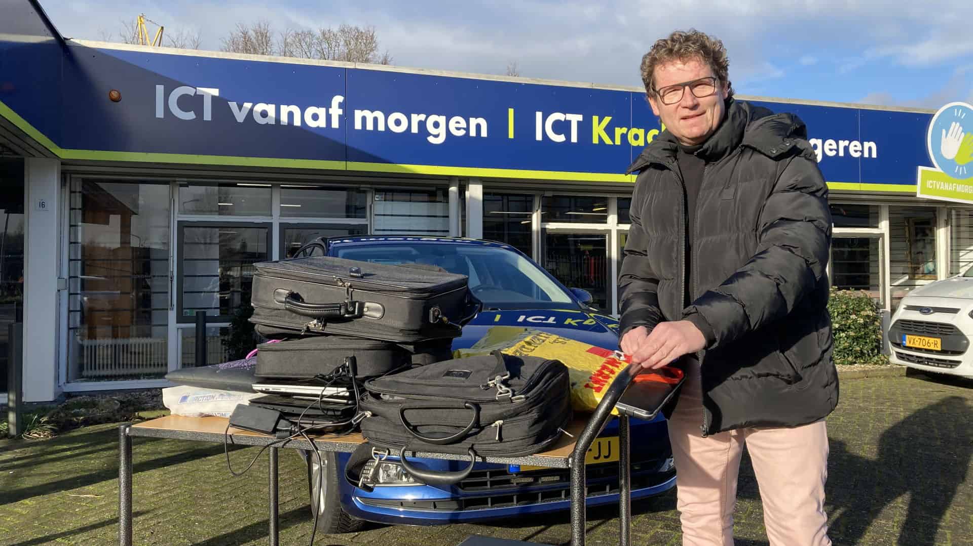 Afgeschreven laptops naar ICT vanaf Morgen