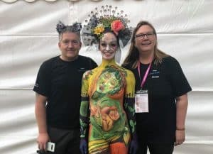 Nieuwe Niedorpse 28ste geworden op het wereldkampioenschap bodypaint