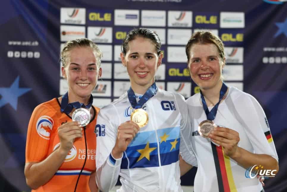 Zilver voor Marit Raaijmakers op EK Derny