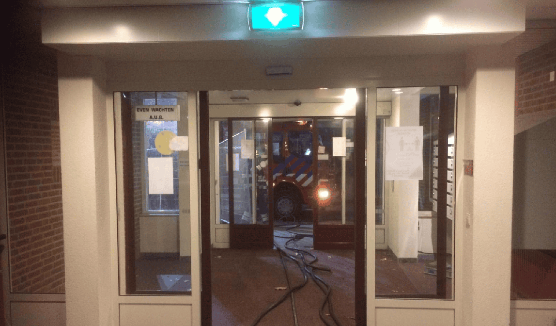 Vrijwillige Brandweer Hollands Kroon oefent in het Noorderlicht