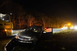 Vertraging op N99 na eenzijdige aanrijding bij Hippolytushoef