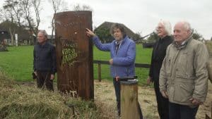 Onthulling kunstwerk Donkerte van de Wadden