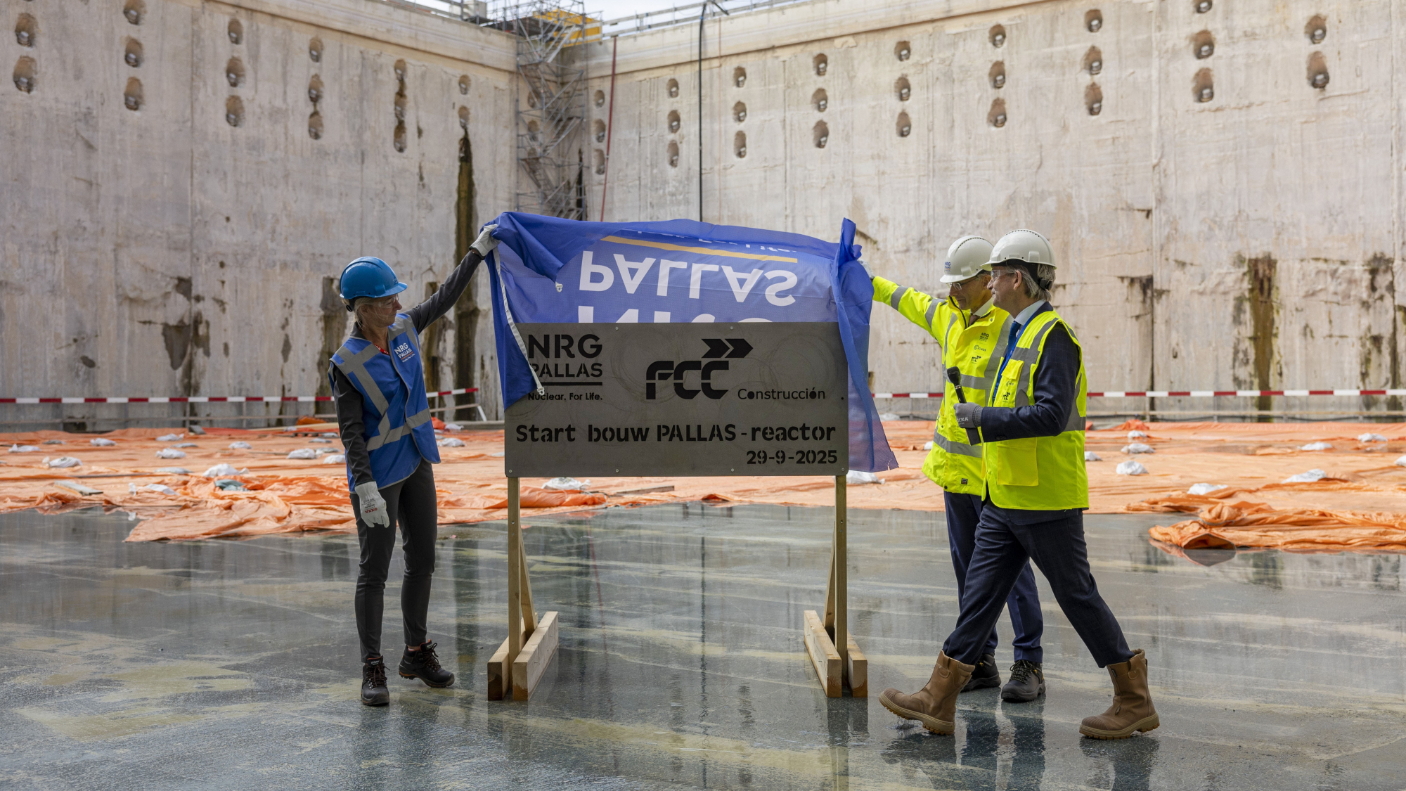 NRG PALLAS en partners vieren de start van de bouw van de PALLAS-reactor