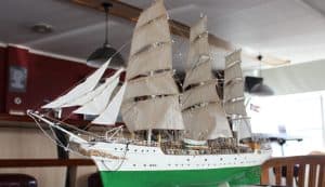 Scheepsmodel voor Stichting Nautische Monumenten