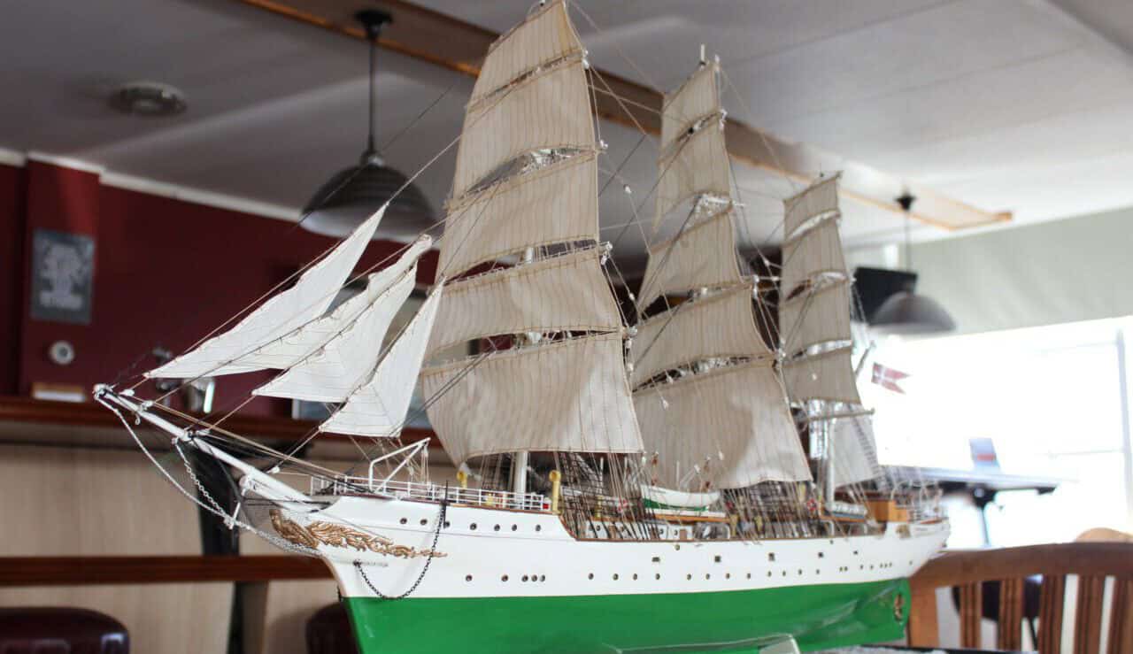 Scheepsmodel voor Stichting Nautische Monumenten