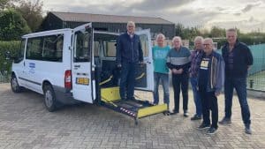 Personenlift in bus Wieringer Activiteitenvereniging