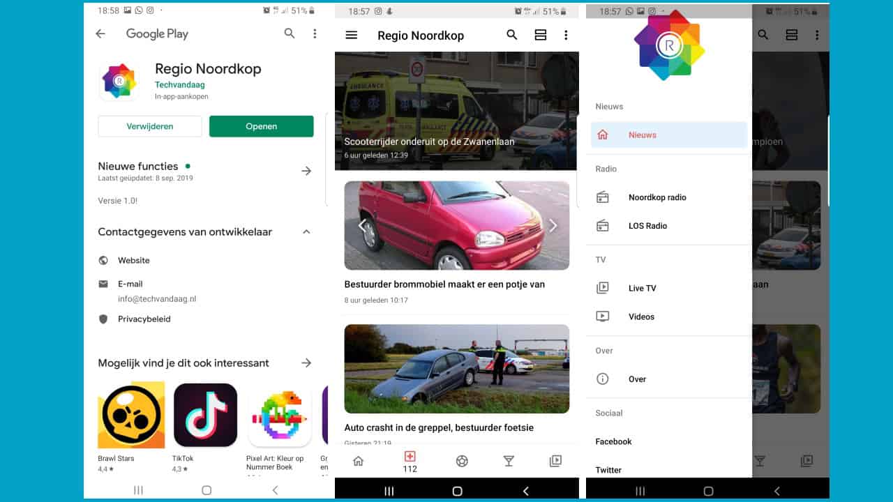 Gratis App Regio Noordkop nu beschikbaar!