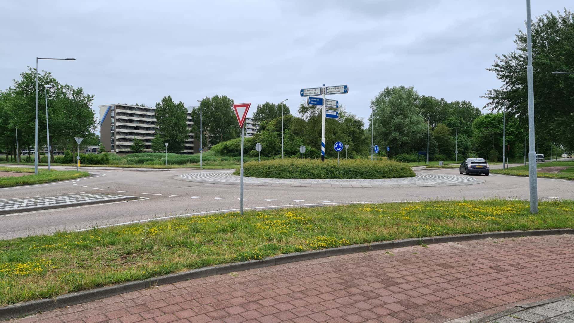Fietsers krijgen ook in Den Helder voorrang op alle rotondes