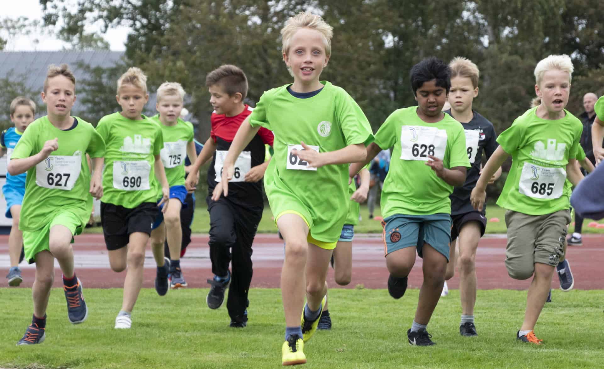 Scholierenveldlopen bij atletiekverenigingen