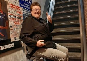 Traplift voor TTV Noordkop met budget uit Sportakkoord