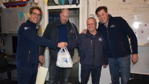 Extra traktatie voor jarige KNRM