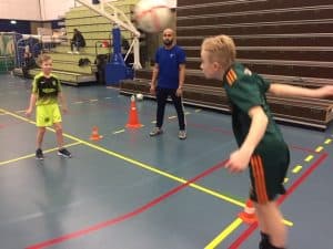 Ochtendje Voetbal Skills in de Slenk