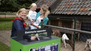 Bonus van Wecycle voor kinderboerderij de Regenmortel