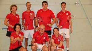 Zeemacht badmintonners spelen gelijk tegen Upsilon
