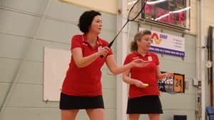 Knap herstel Zeemacht badmintonners