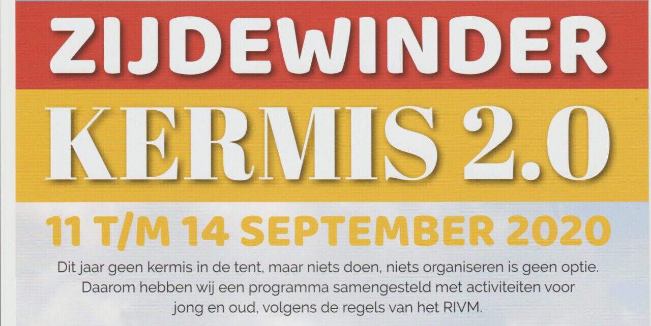 Programma kermis Zijdewind aangepast