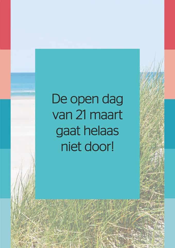 Corona zet streep door open dag Zorggroep Tellus