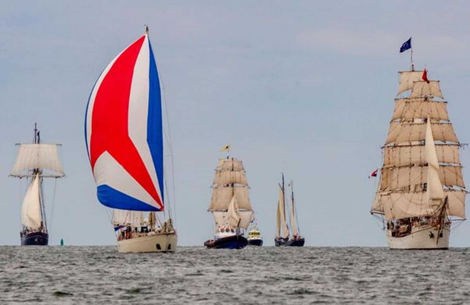 Podiumplek Zr.Ms. Urania bij Tall Ship Race