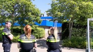 Geen schade bij brand zwembad (video)