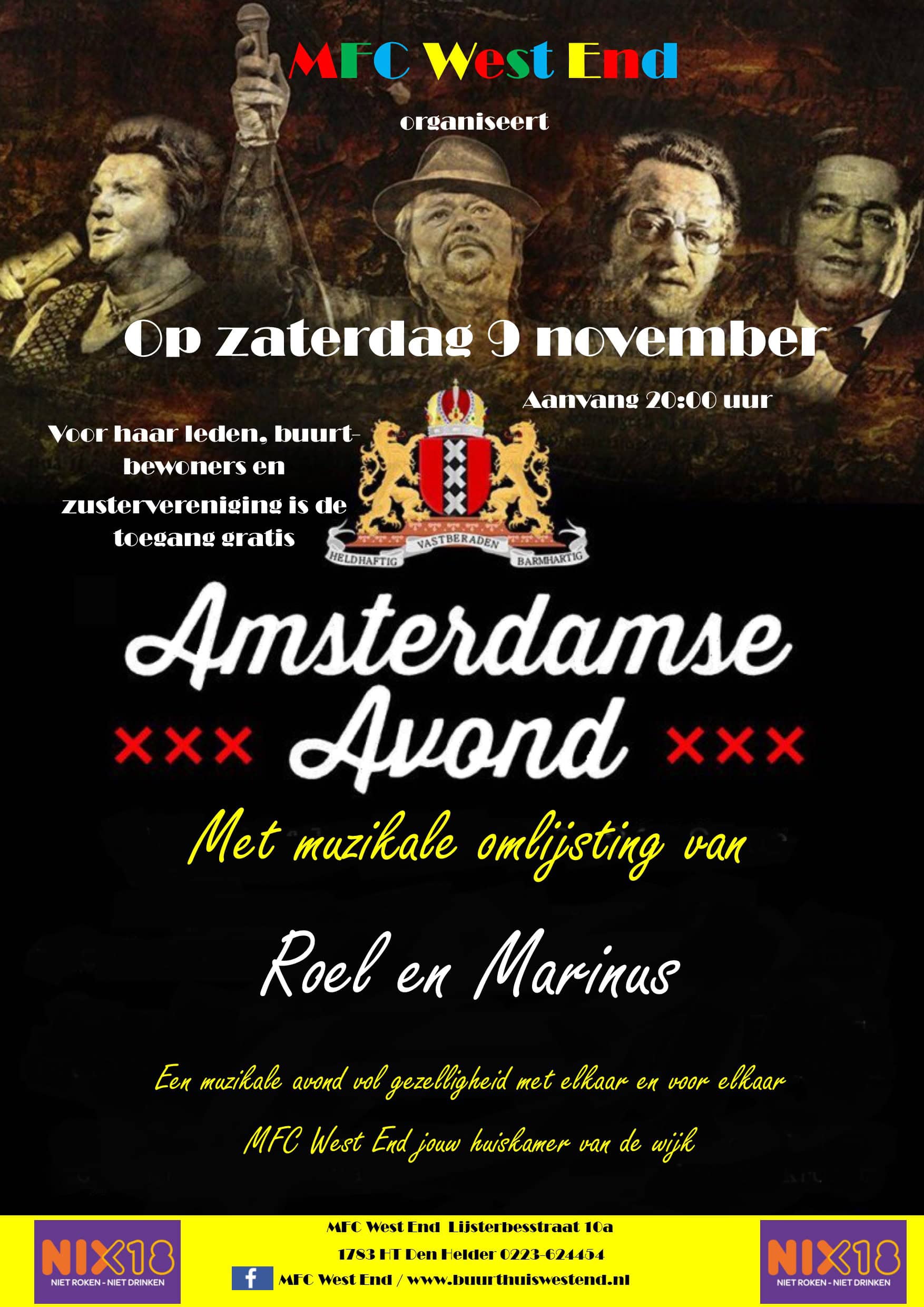 Hollandse avond in West End
