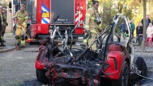 Auto uitgebrand in Wieringerwaard