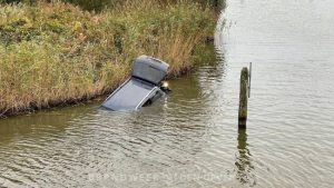 Gestolen auto te water