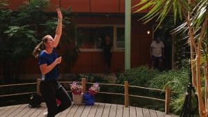 Team Sportservice doet mee aan Nationale Balkon Beweegdag