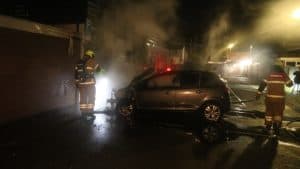 Auto uitgebrand in Helderse Brouwerstraat