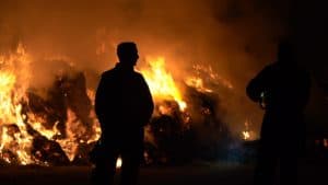 Flinke hooibrand, NL Alert verstuurd (update, video)