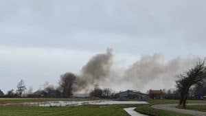 Brand aan de Boermansweg in Anna Paulowna (update)