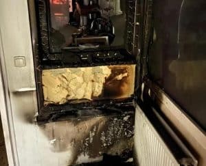 Flinke schade door oververhitte wasdroger