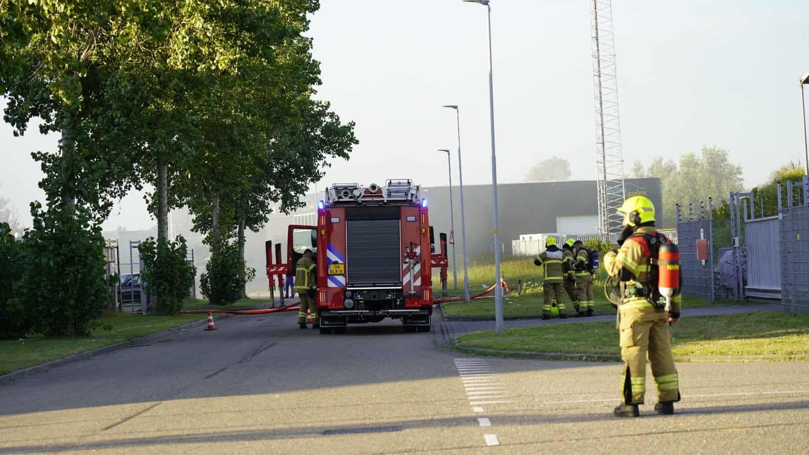 Brand op bedrijventerrein snel onder controle