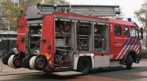 Brand op de Wetering in Schagen