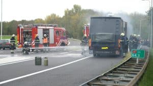 Brandweeroefeningen tijdens de avondklok