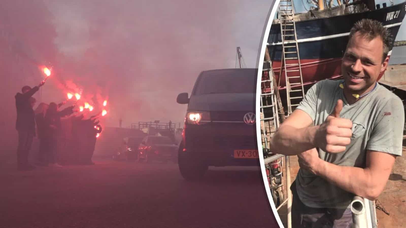 Indrukwekkende erehaag voor Cas de Vries (video)