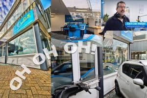 Binnenrijdende auto genomineerd voor radiomoment van het jaar