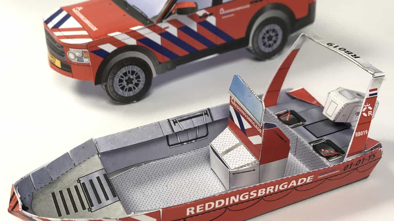 Wedstrijd reddingboot bouwen