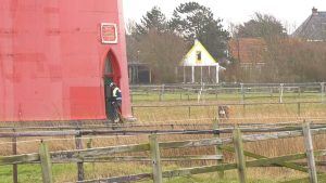 Drone bestudeert schade in de Lange Jaap (video)